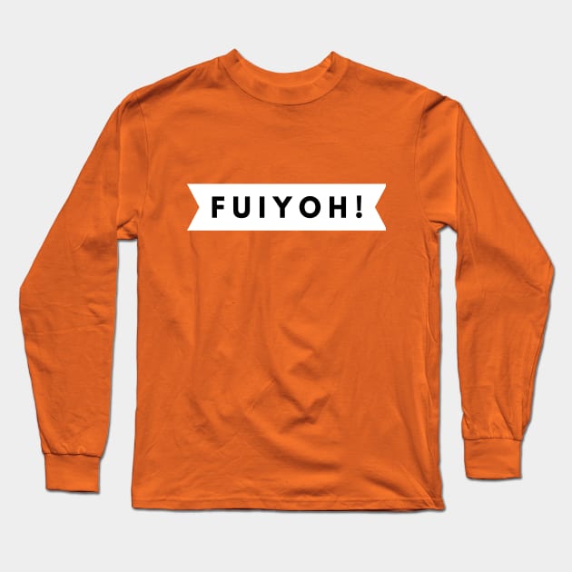 FUIYOH (b&w) Long Sleeve T-Shirt by Six Gatsby